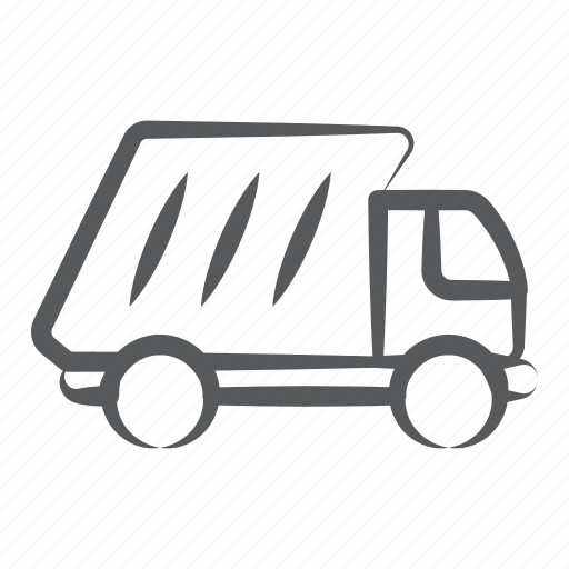 Delivery truck, delivery vehicle, goods delivery, logistics, lorry, pickup truck icon - Download on Iconfinder