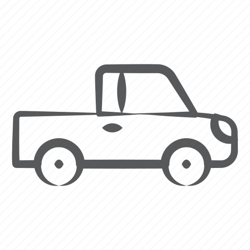 Luggage carrier, mini pickup, pickup, pickup truck, pickup van, pickup wagon icon - Download on Iconfinder