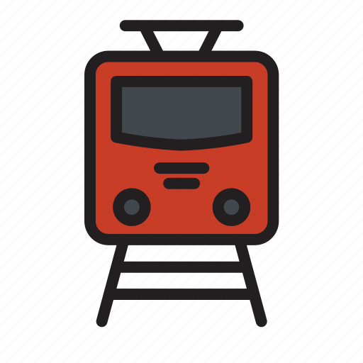 Railway, subway, train, transport, transportation icon - Download on Iconfinder