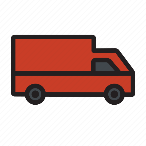 Delivery, logistic, parcel, shipping, transportation, truck icon - Download on Iconfinder