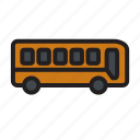 bus, school bus, transportation, travel, vacation