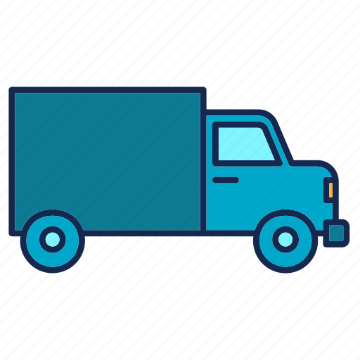 Truck Delivery Logistic Shipping Box Truck Transporatation Transport Icon Download On Iconfinder