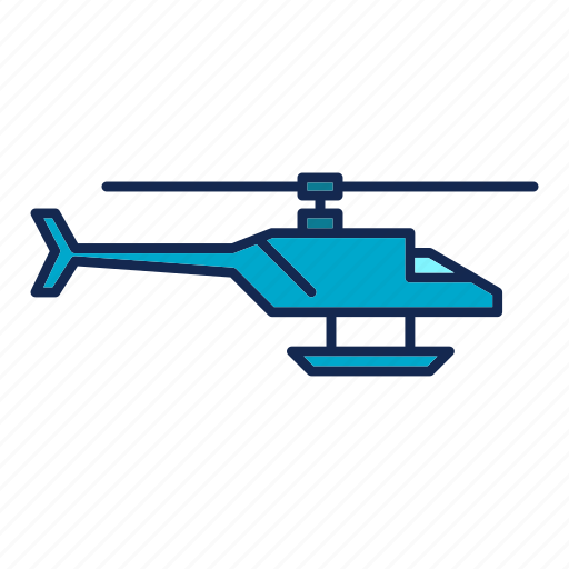Helicopter, aircraft, transport, transportation, chopper, fly, travel icon - Download on Iconfinder