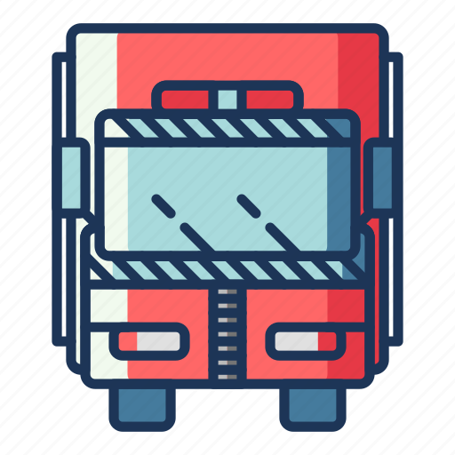 Fire, truck, transportation, car, vehicle icon - Download on Iconfinder