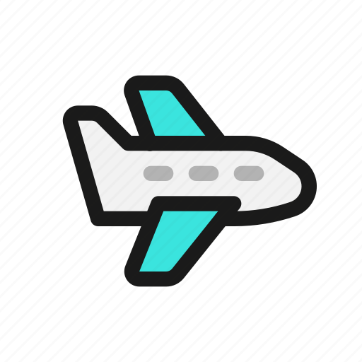 Airplane, aeroplane, plane, aircraft, transportation, flight, travel icon - Download on Iconfinder
