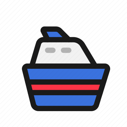 Ferry, boat, taxi, transportation, cruise ship, water, bus icon - Download on Iconfinder
