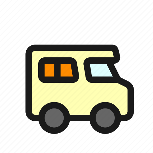 Recreational, vehicle, rv, trailer, motorhome, campervan, caravan icon - Download on Iconfinder