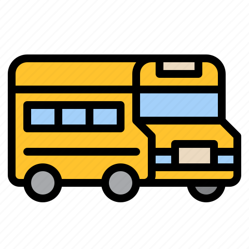 Bus, autobus, school, transport, transportation, vehicle icon - Download on Iconfinder