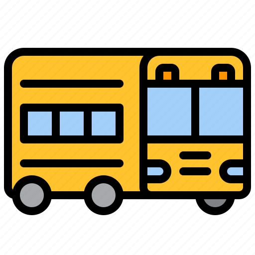 Bus, autobus, school, transport, transportation, vehicle, conveyance icon - Download on Iconfinder