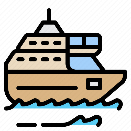 Cruise, ship, transport, transportation, vehicle, conveyance icon - Download on Iconfinder