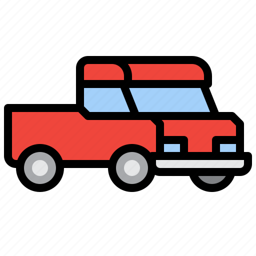Pickup, truck, transport, transportation, vehicle, conveyance icon - Download on Iconfinder
