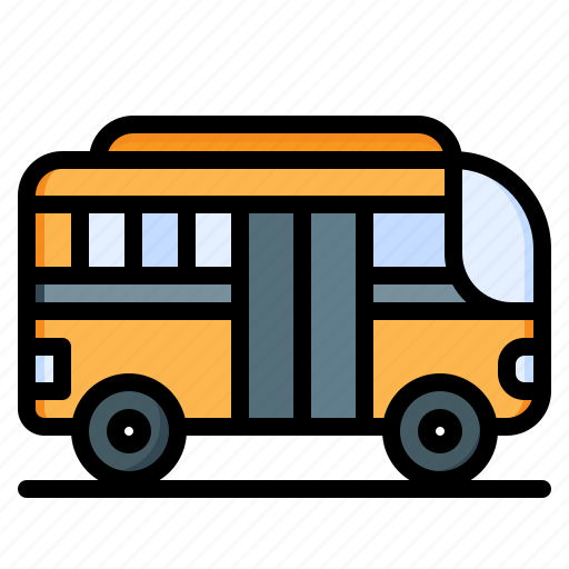 Bus, school, public, transport, vehicle, transportation icon - Download on Iconfinder
