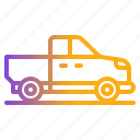 pickup, truck, car, vehicle, transportation
