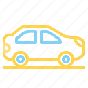 sedan, car, automobile, vehicle, transportation