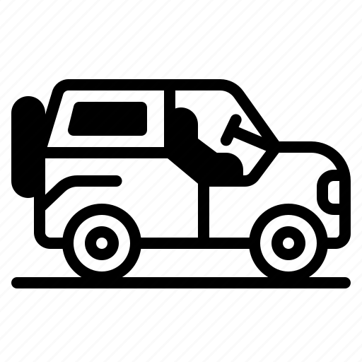 Jeep, off, road, suv, car, vehicle, transportation icon - Download on Iconfinder