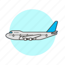 air, airplane, transportation, fly, travel, vehicle