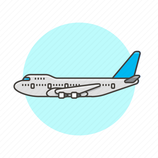 Air, airplane, transportation, fly, travel, vehicle icon - Download on Iconfinder