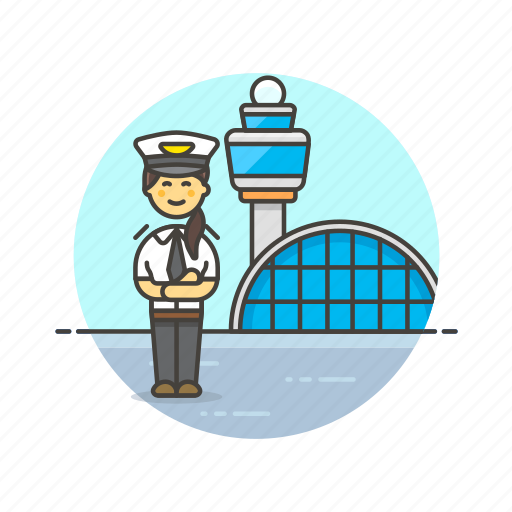Air, airport, captain, plane, transportation, fly, profession icon - Download on Iconfinder