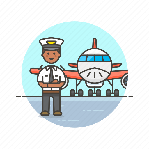 Air, captain, plane, transportation, fly, man, profession icon - Download on Iconfinder