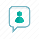 chat, delivery, user, account, avatar, communication, message