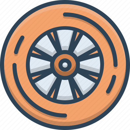 Motor, rubber, tyre, vehicle, wheel icon - Download on Iconfinder