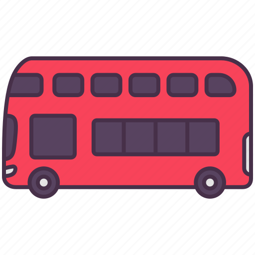 Automobile, bus, car, decker, double, transport, vehicle icon - Download on Iconfinder