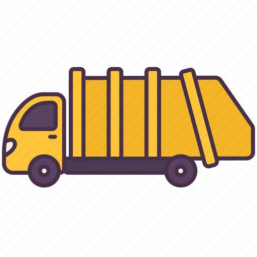 Garbage, lorry, trailer, transport, truck, vehicle icon - Download on Iconfinder