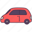 car, electric, minivan, picnic, transport, vehicle 