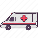 ambulance, car, emergency, transport, vehicle