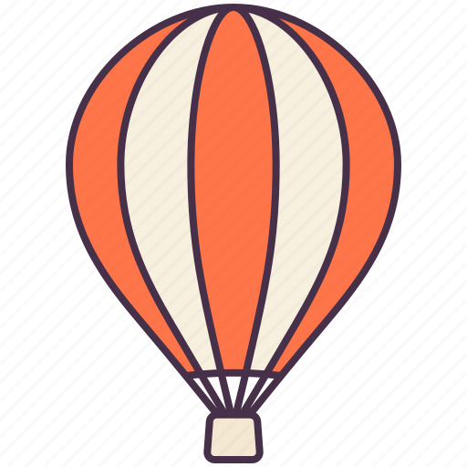 Balloon, float, fly, transport, travel, vehicle icon - Download on Iconfinder