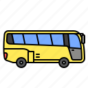 bus, travel, school, public transportation
