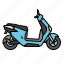 scooter, transportation, bike, motorcycle 