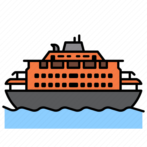 Ship, boat, ferry, transport icon - Download on Iconfinder