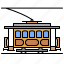 tram, public, transportation, subway 