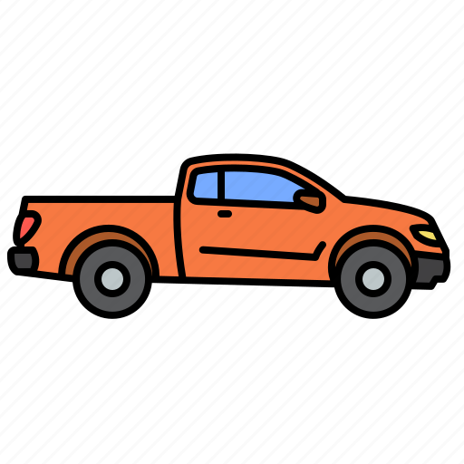 Pickup, truck, lorry, delivery, logistics icon - Download on Iconfinder