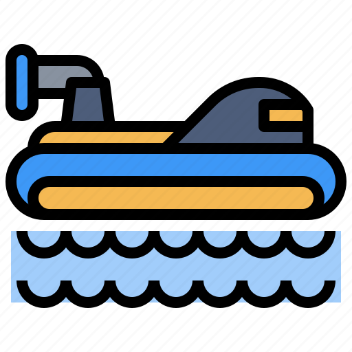Boat, hovercraft, ship, transport, transportation, travel, vehicle icon - Download on Iconfinder