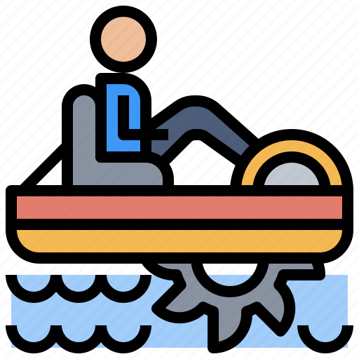 Automobile, boat, pedalo, ship, transport, transportation, vehicle icon - Download on Iconfinder