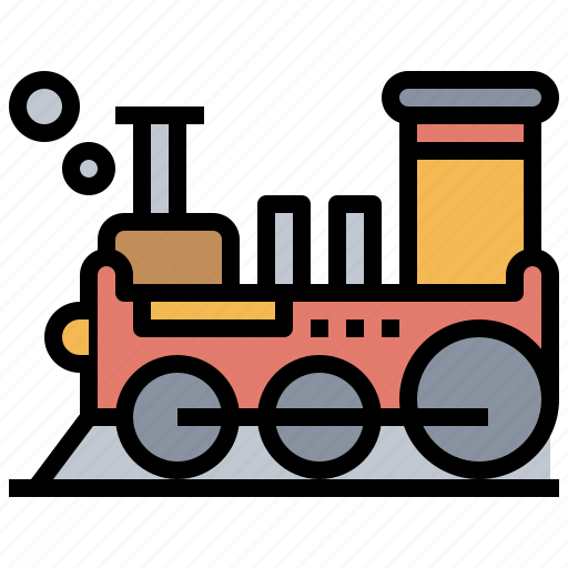 Automobile, locomotive, steam, transport, transportation, travel, vehicle icon - Download on Iconfinder