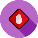 control, hand, restriction, sign, stop, traffic, warning