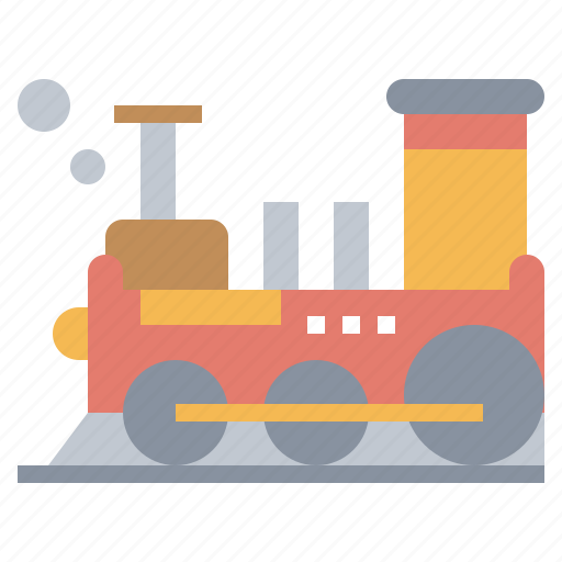 Automobile, locomotive, steam, train, transport, transportation, vehicle icon - Download on Iconfinder