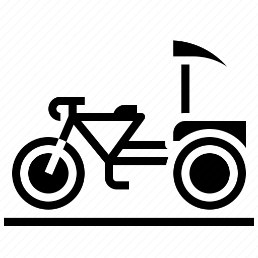 Automobile, cycle, rickshaw, transport, transportation, travel, vehicle icon - Download on Iconfinder
