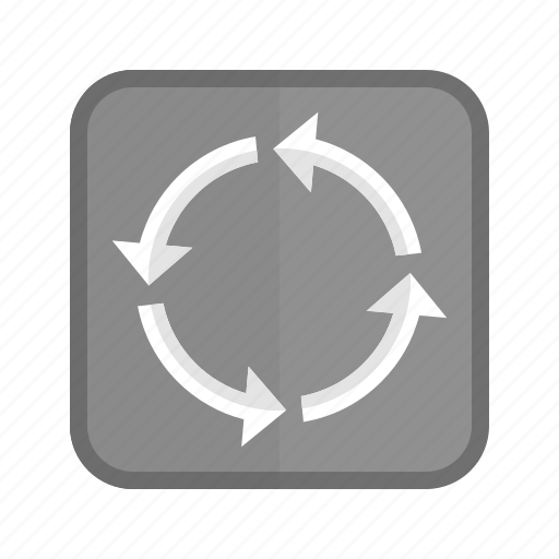 Arrow, circular, round, round about, signal, street, traffic icon - Download on Iconfinder