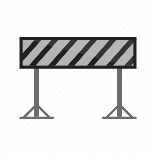 Barricade, barrier, construction, hurdle, maintainance, obstacle, road icon - Download on Iconfinder