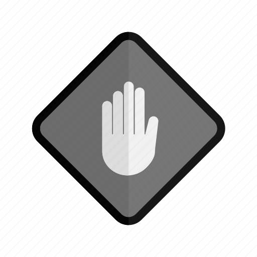 Control, hand, restriction, sign, stop, traffic, warning icon - Download on Iconfinder