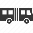 accordeon bus, bus, raw, simple, traffic, transport, transportation, travel