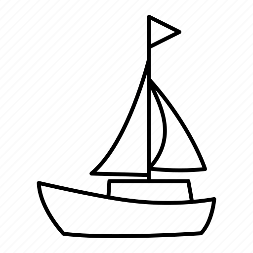 Boat, sail, yacht, cruise, sailing icon - Download on Iconfinder