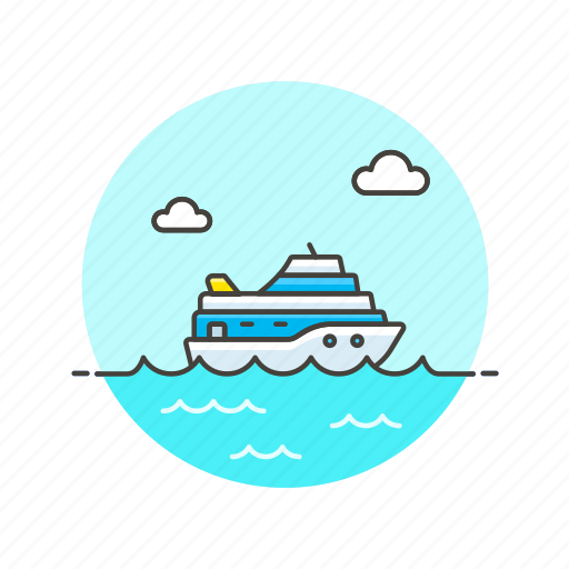 Cruise, ferry, ship, transportation, marine, sea, travel icon - Download on Iconfinder