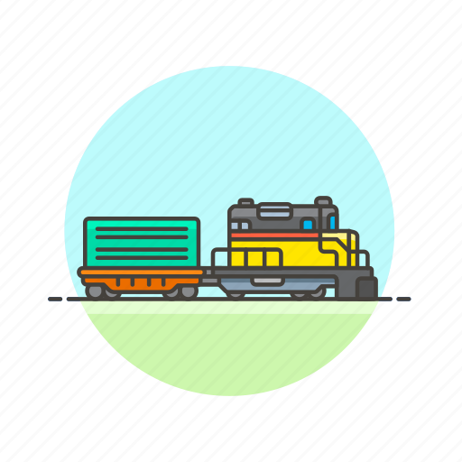 Car, diesel, engine, train, transportation, delivery, railway icon - Download on Iconfinder