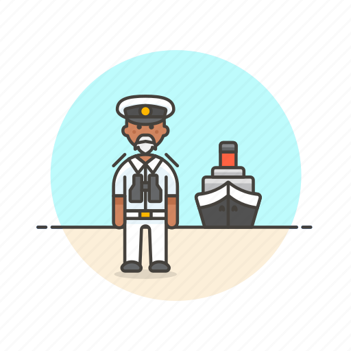 Captain, ship, transportation, crew, man, marine, sea icon - Download on Iconfinder