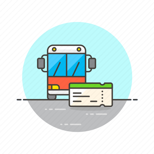 Bus, road, ticket, transit, transportation, city, pass icon - Download on Iconfinder